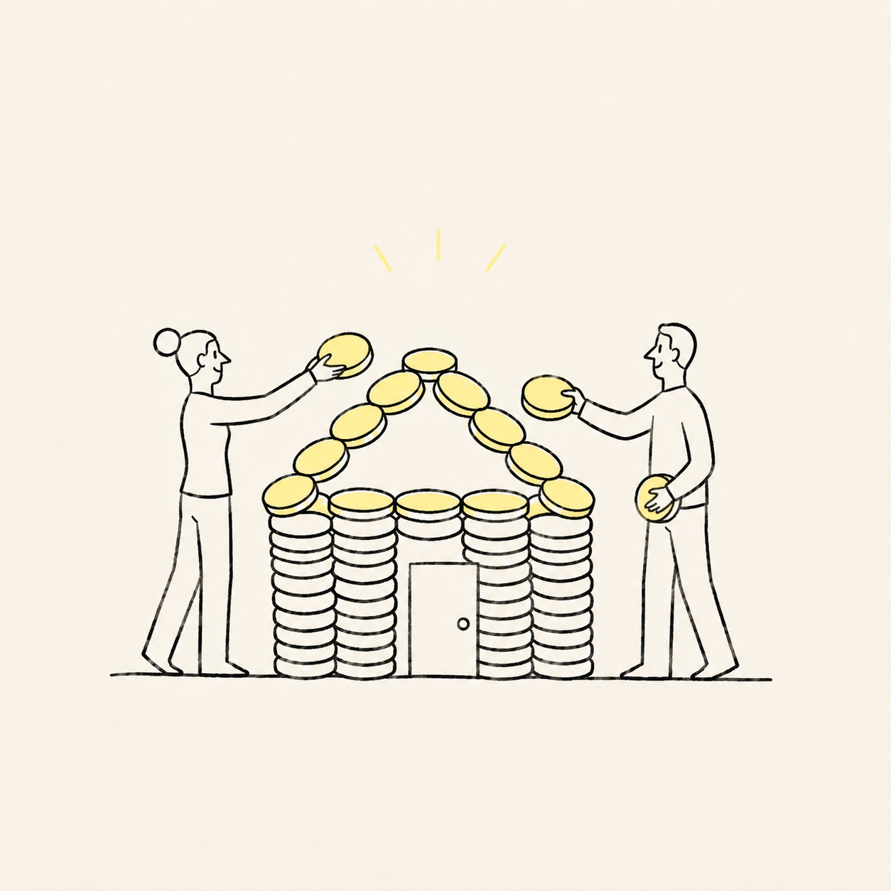Ilustración del artículo: Objetivos financieros: cómo definirlos y alcanzarlos en pareja